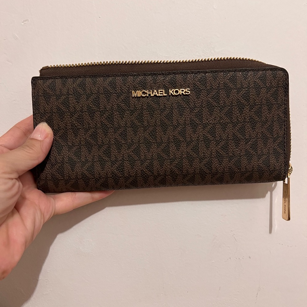 Michael Kors Tan Leather Wallet